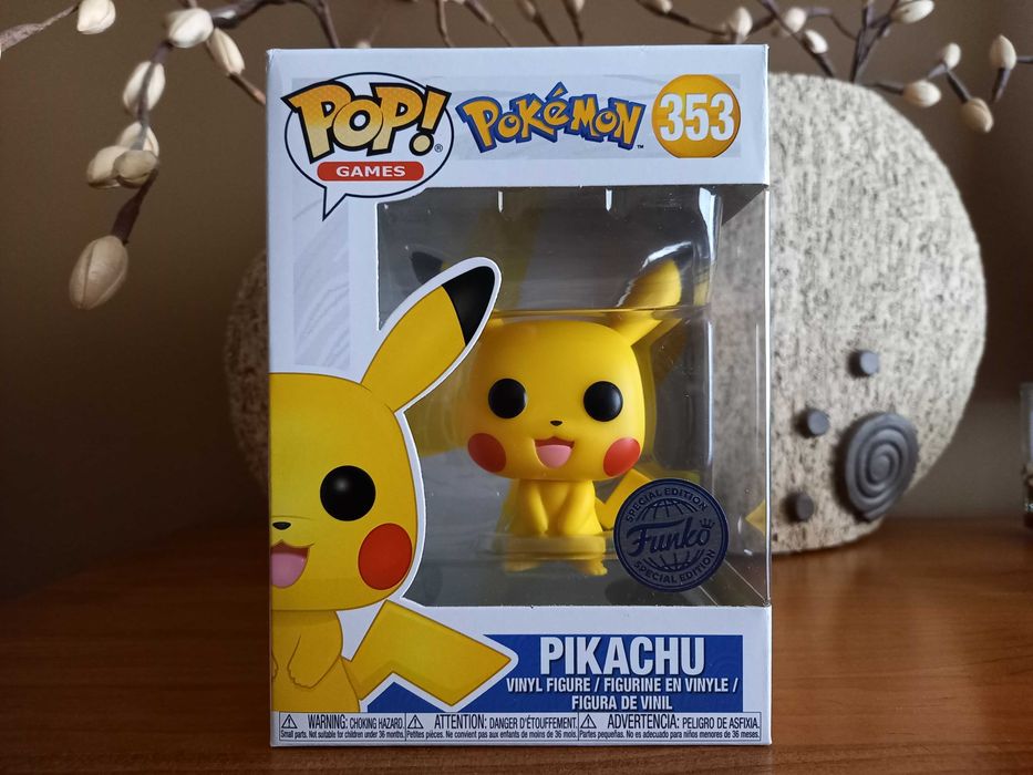(NOVO) Funko POP! Games: Pokemon Pikachu #353 (Edição Especial)