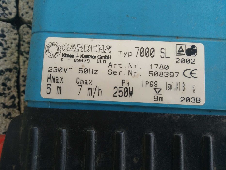 Obudowa Pompy Gardena 7000 SL