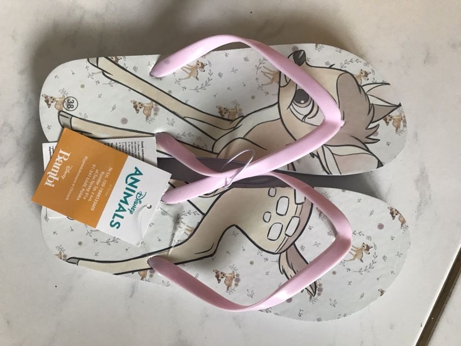 Klapki japonki bambi Disney 38