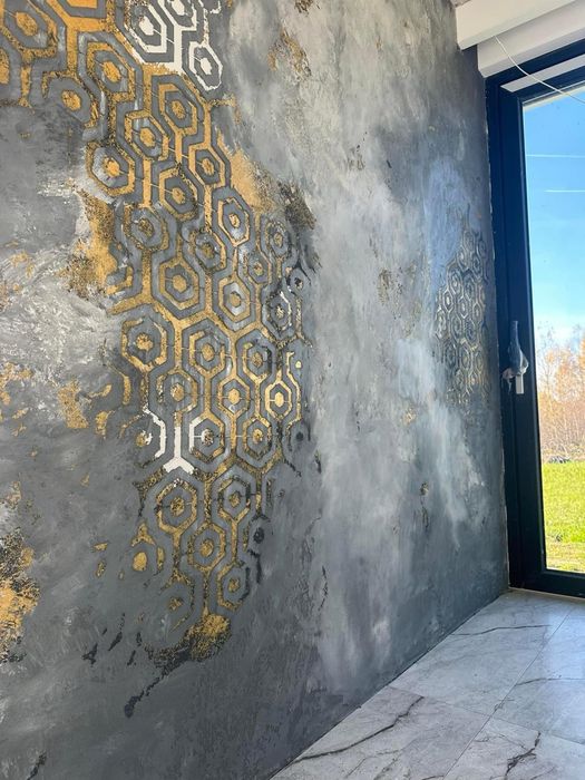 Beton architektoniczny tynki dekoracyjne elewacja rdza mikrocement