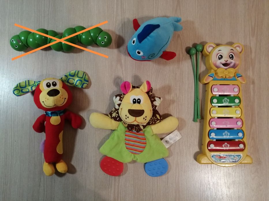 Игрушки для малышей, грызунки, погремушки