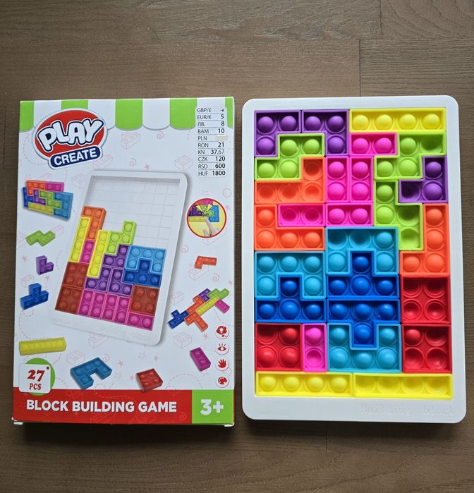 Klocki kreatywne Block building game 3+ Pepco