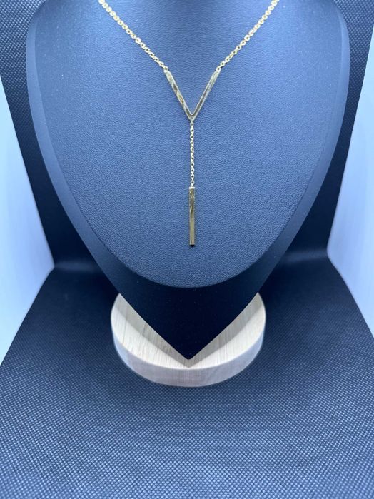 Naszyjnik i Kolczyki ze Stali chirurgicznej, Hipoalergiczne.