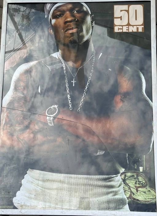 Большая картина постер 50 cent
