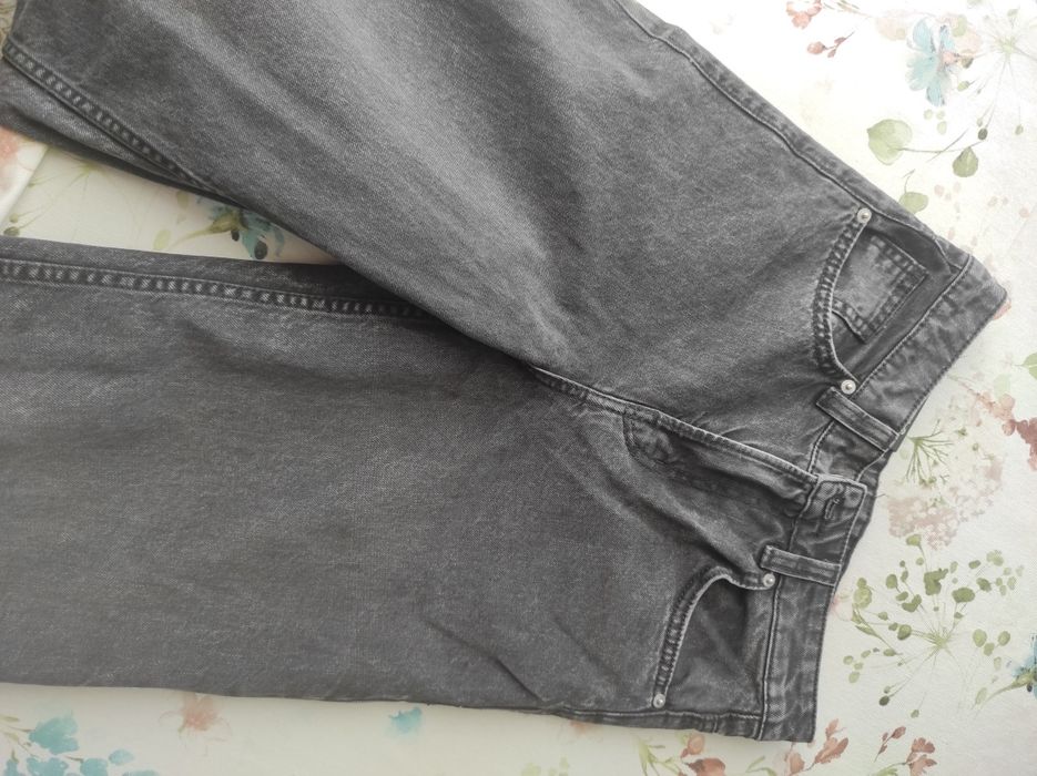 Джинси wide leg, baggy hm