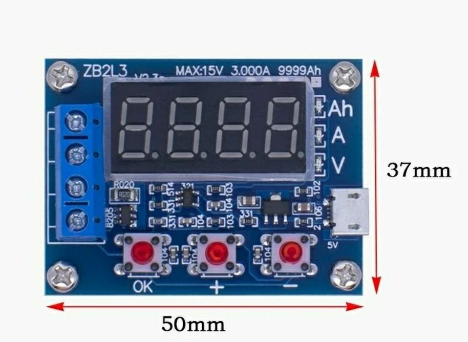 Zb2l3 тестер ємності акамулятора