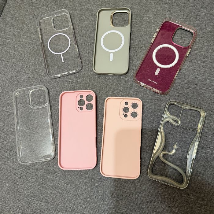 Набір чохлів на iphone 16 pro max 7 шт