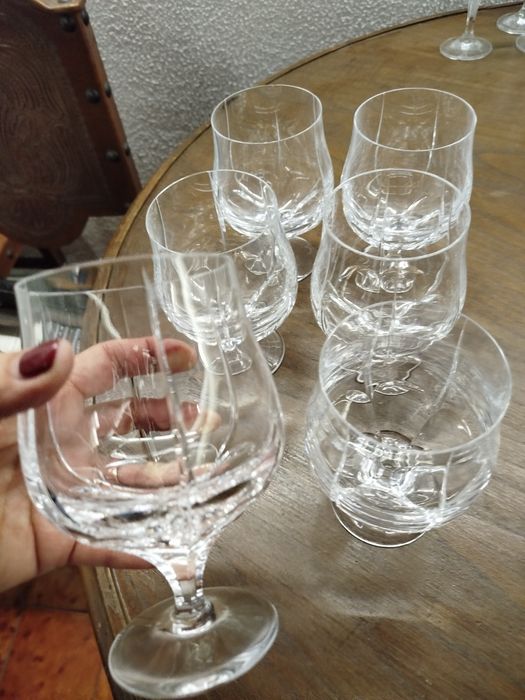 6 copos de balão Cristal D'Arques