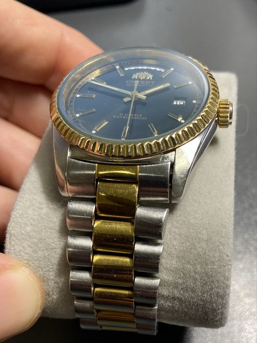Редкие часы Orient President Automatik 46E001-90. Стиль Ролекс