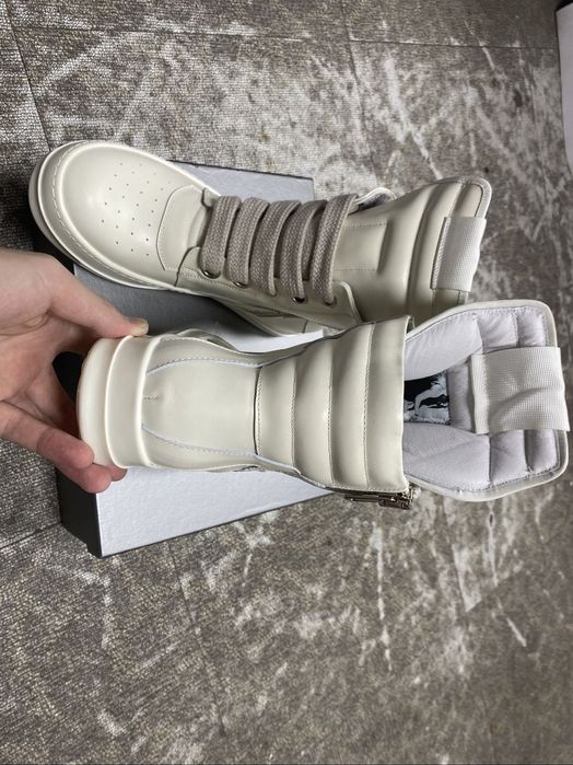 Нові Rick Owens Geobasket Jumbo Leather Sneakers/38-44/Преміум якість!