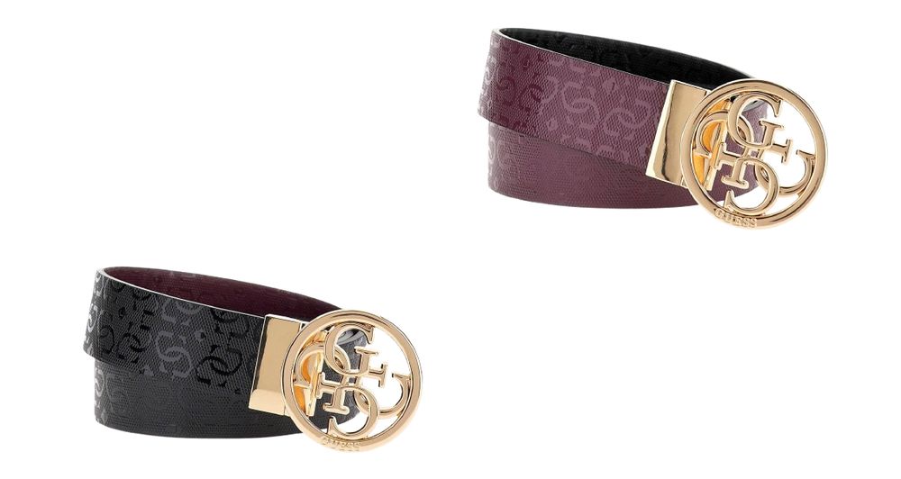 Pasek dasmki GUESS dwustronny 2W1 r.L