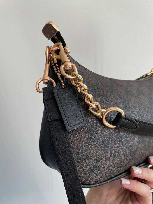 Coach Teri Shoulder Bag In Signature Canvas