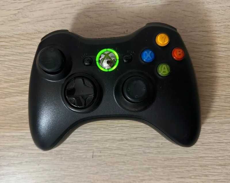Comando Preto Sem Fios Original Xbox 360