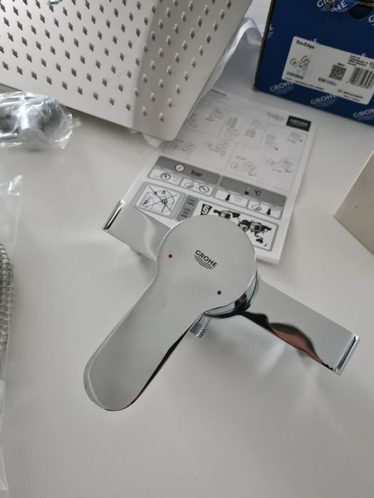 Bateria Grohe Zestaw prysznicowy chrom