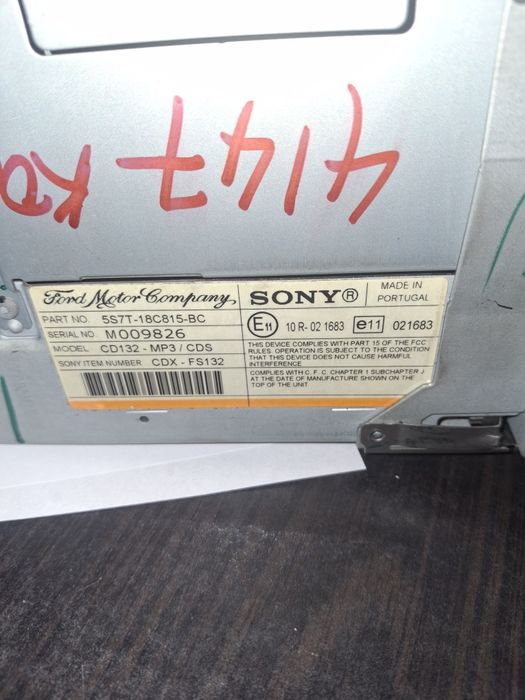 Radio ford mondeo