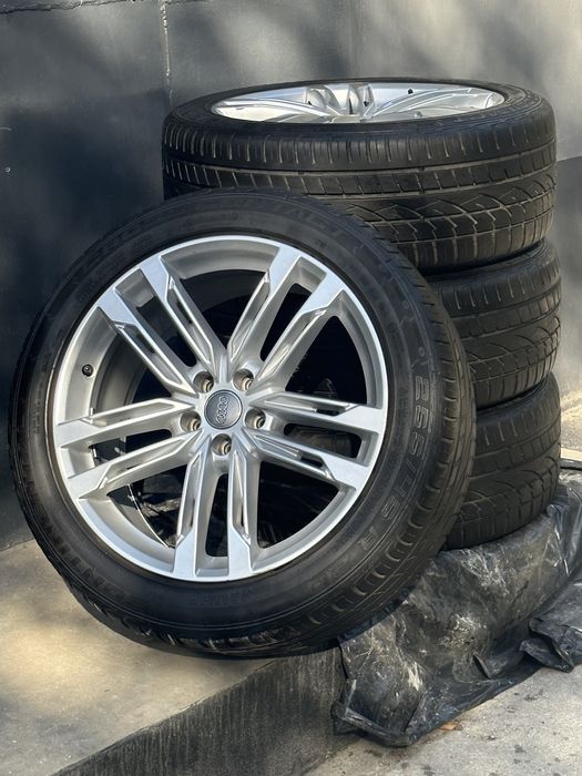 Оригінальні диски Audi 5 112 R20 та літні шини 255 45 R20 ціна за шт