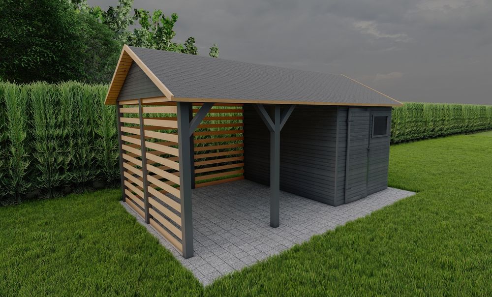 Domek Narzedziowy , Altana , Wiata Farmer Classic  Plus