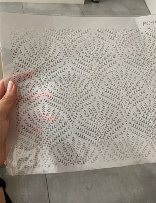 Stencil para decoração de bolo, totalmente novo