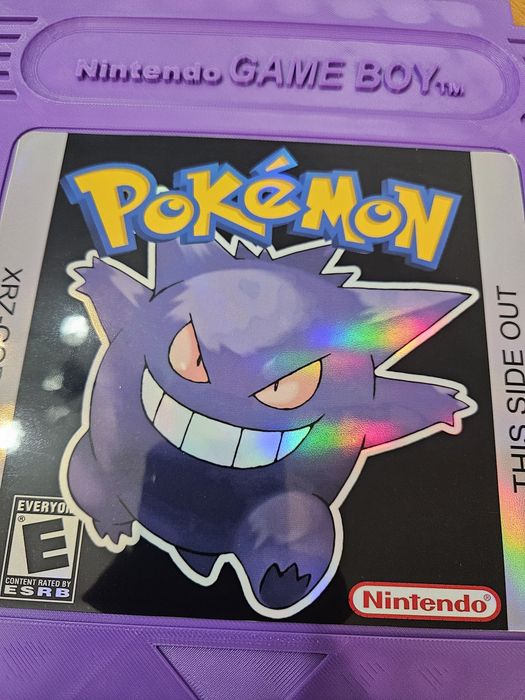 Cartucho de Gameboy Gigante (Gengar)