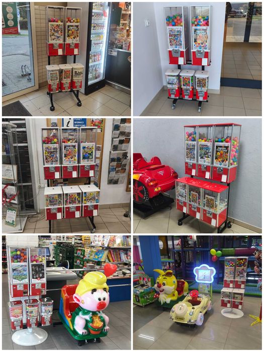 Automat sprzedający kulki piłki zabawki Współpraca dodatkowy zysk