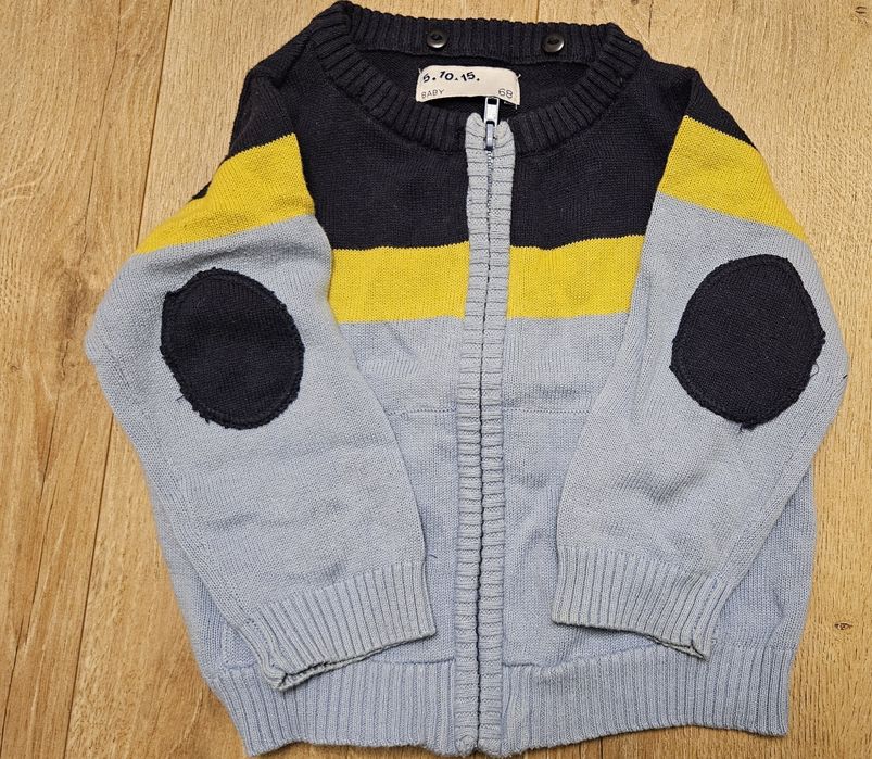 Sweterek chłopięcy z 5-10-15, rozmiar 68