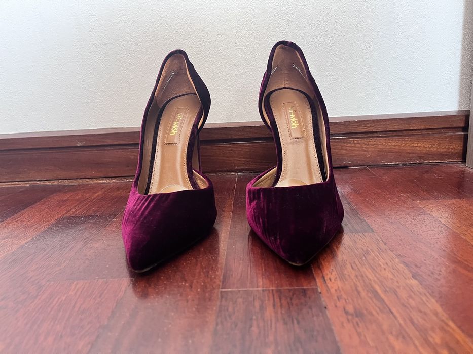 Sapato de salto roxo 37.5 70€