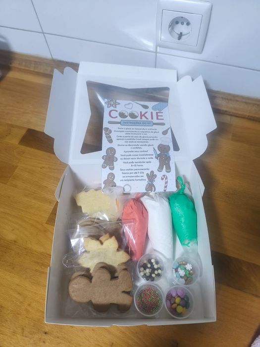 Bolachas manteiga Natal