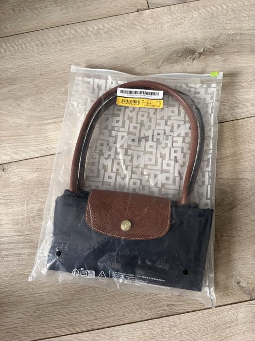 Longchamp Le Pliage M Navy Blue - Nowa, Oryginał
