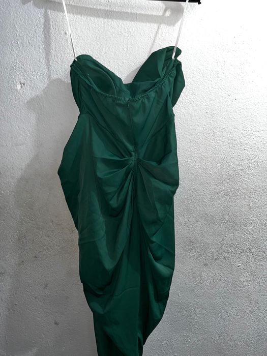 Vestido verde de cerimónia