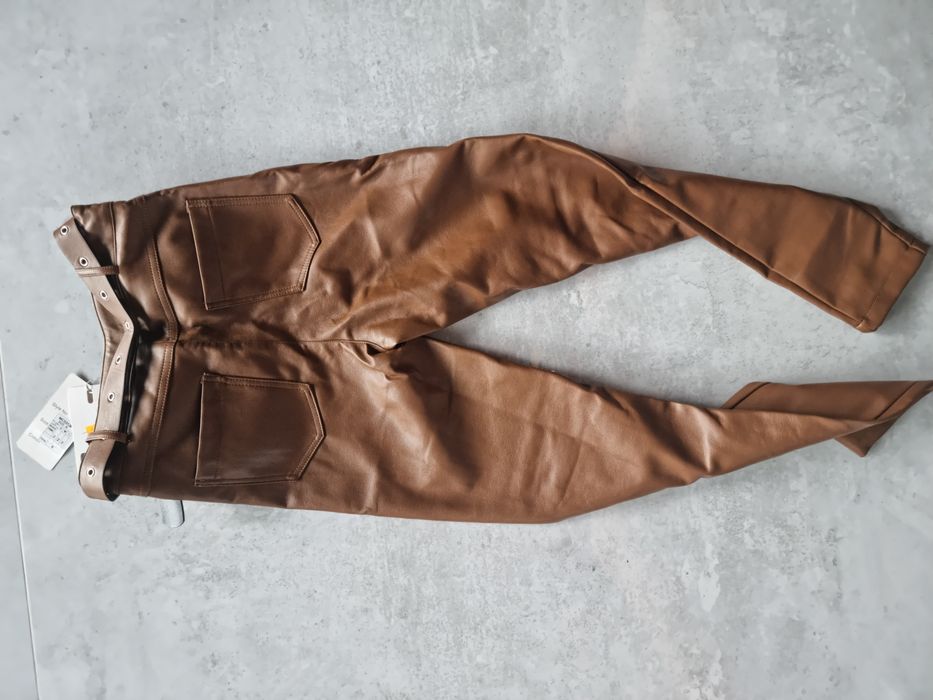 Spodnie zamki pasek zdobienia