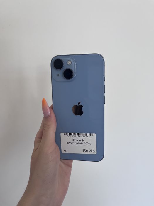 RATY 0% iPhone 14 128 GB BATERIA 100% GWARANCJA 12 miesiecy !!!
