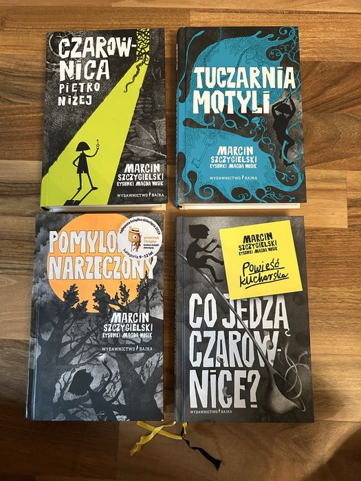 Czarownica piętro niżej i 3 inne części - Marcin Szczygielski