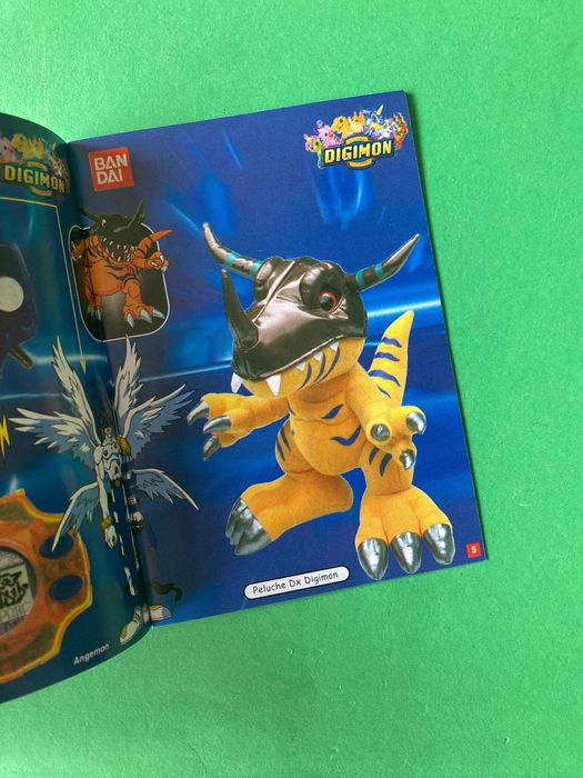Mini Catálogo Digimon 1999 Bandai