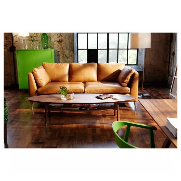 OKAZJA 3000 taniej! NOWA sofa 100% skóra! kanapa Stockholm IKEA skórzana JEDYNA taka w Polsce UNIKAT Dzwon