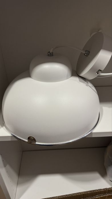 Candeiro tecto branco