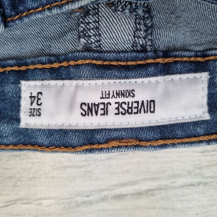 Spodnie jeansowe denim Diverse jeans skinny fit