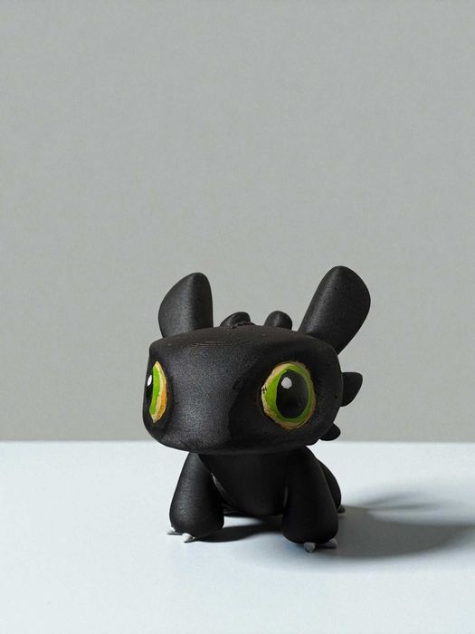 Мініатюра, Фігурка "Беззубик", розмір 70 мм, високоякісний 3д друк