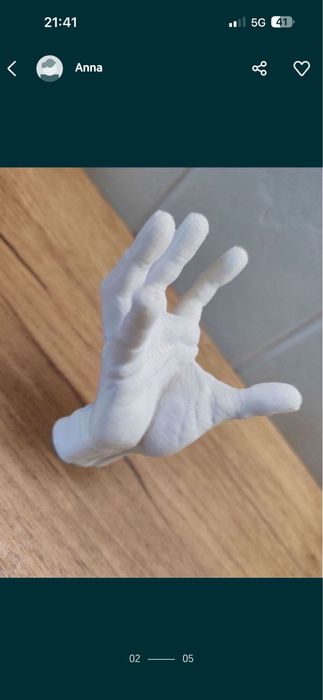 AKTUALNE Rączka Wednesday rąsia Halloween przebranie kostium strój