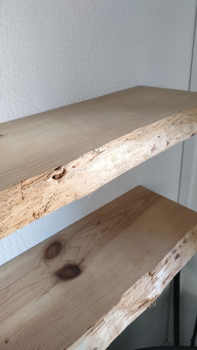 Prateleiras pinho c/suportes