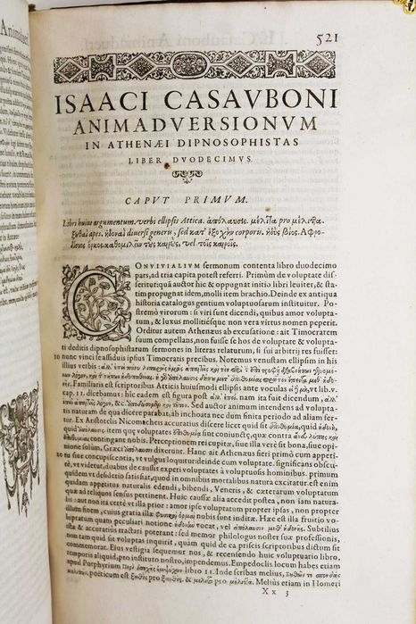 PRECIOSA 1.ª edição do Séc. XVI sobre os clássicos gregos. 1600