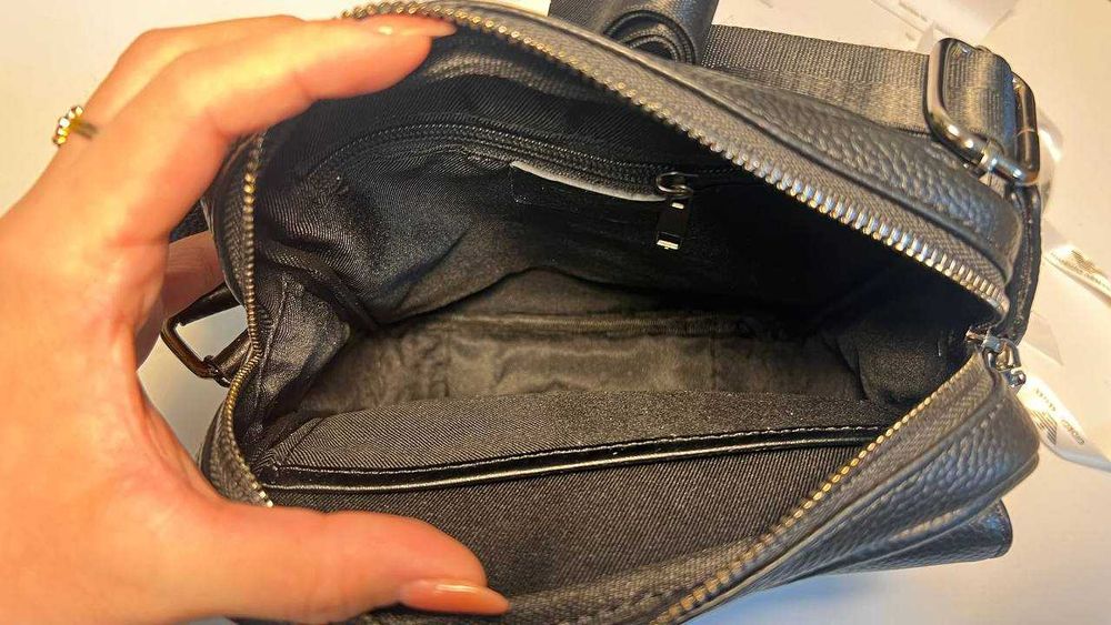 Emporio Armani męska torba torebka Listonoszka, skóra, Włochy 66418