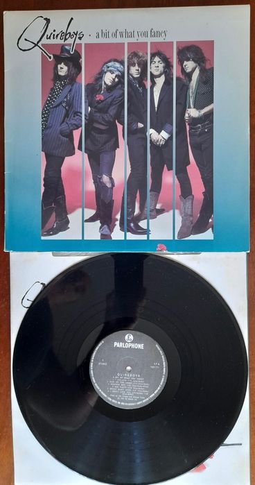 Vinil / Lp - The Quireboys - Álbum A Bit of what you fancy de 1990