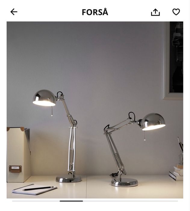 Candeeiro de secretária IKEA