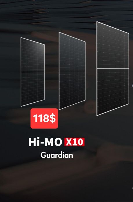 Сонячні панелі Longi Hi-Mo X10 655w односторонні антипил