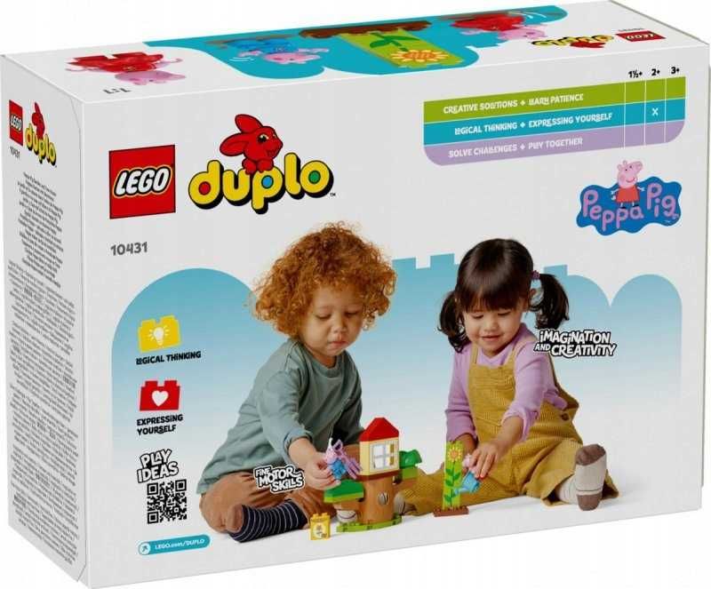 LEGO DUPLO 10431 Peppa Pig Ogród i Domek Na Drzewie Peppy Klocki*NOWE*