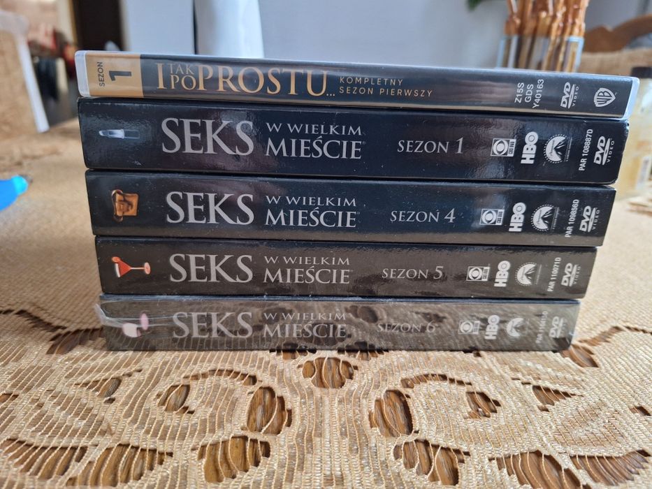 Serial Seks w wielkim mieście dvd sezon  1,4,5,6 + I tak po prostu sezon 1