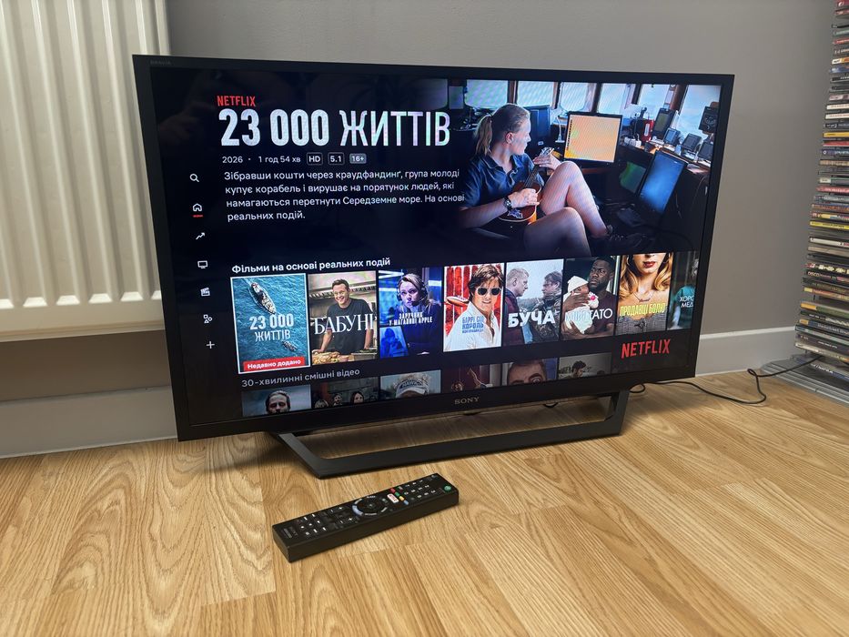 Телевізор Sony KDL-32WD603 [ FULL HD / SMART TV / T2 ]
