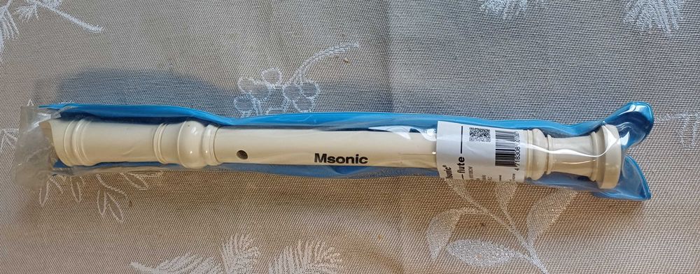 Flet prosty sopranowy Msonic – biały