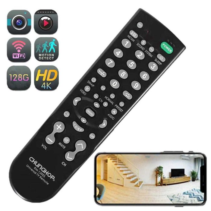 Mini WiFi Camera Hidden in TV Remote Control for ANDROID and IOS64283906413441121