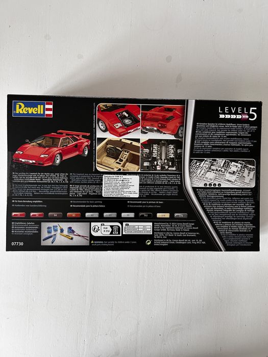 Samochód Lamborghini Countach LP500S model do sklejenia Revell 07730